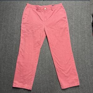 Vineyard Vines Club Chino Pants Mens 36x30* Pink Mid Rise Straight Leg